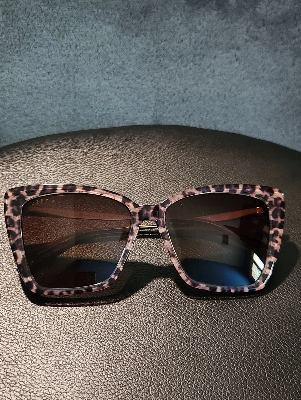 Women's Tortoiseshell Square Sunglasses - Brown Lenses
